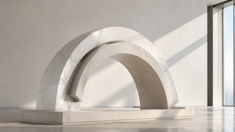 Abstract sculptural artwork for the JRW Finance article on how parental leave affects home loan borrowing power