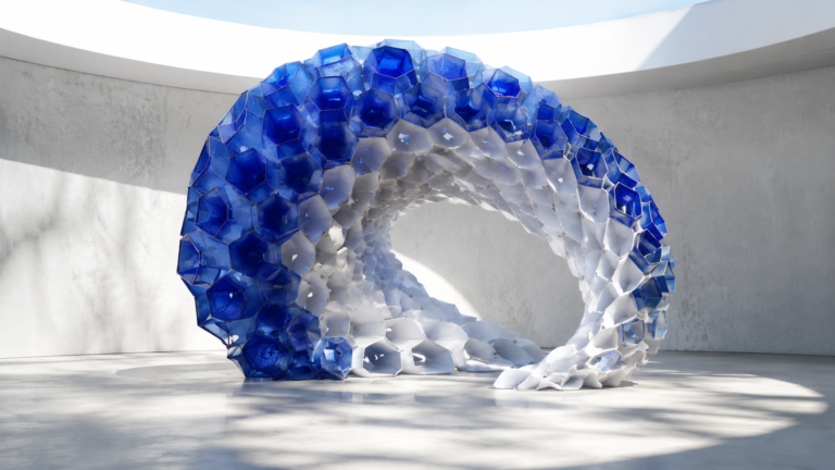Abstract sculptural artwork for the JRW Finance Market Cycles report, August 2026