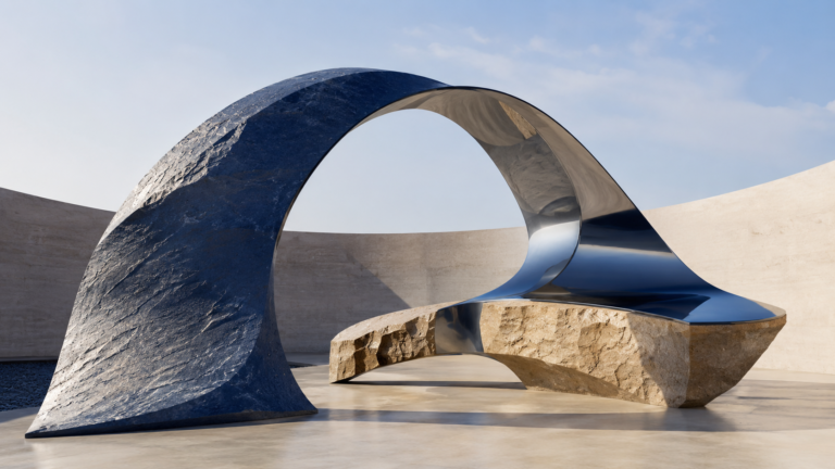 Abstract sculptural artwork for JRW Finance Broker Notes, 08 August 2026