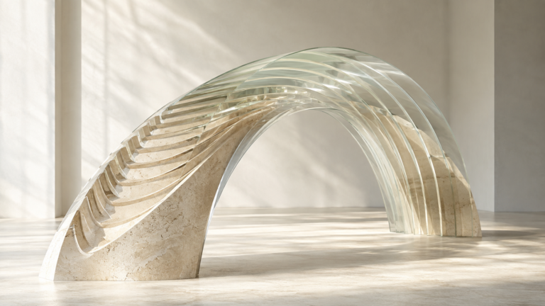 Abstract sculptural artwork for the JRW Finance article explaining cross-collateralisation for property investors