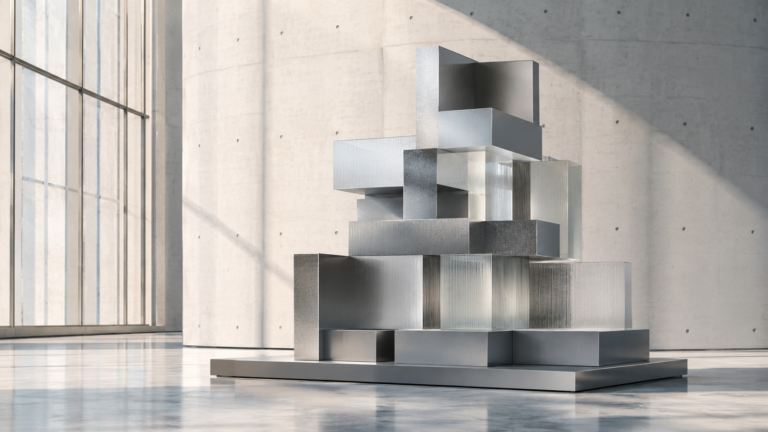 Abstract sculptural artwork for the JRW Finance article on the ongoing costs of running an SMSF property loan structure