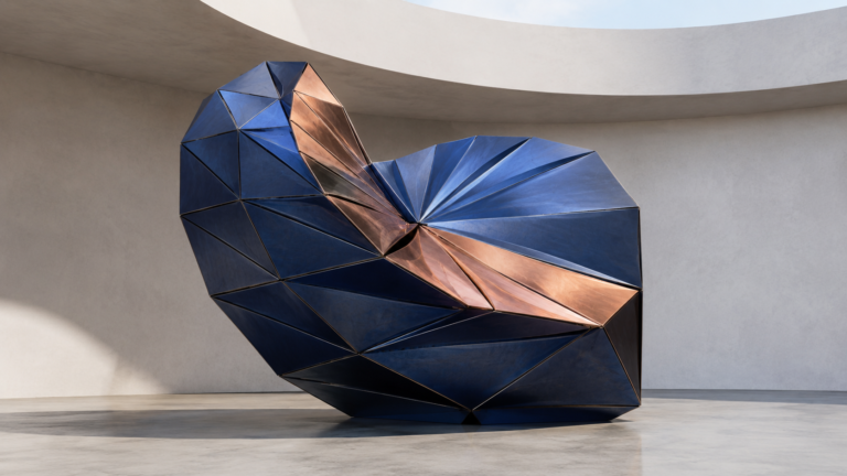 Abstract sculptural artwork for the JRW Finance article on break costs and discharge fees when refinancing