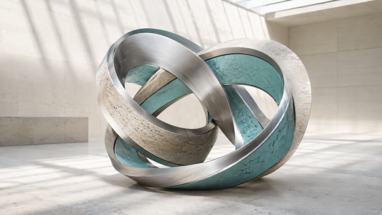 Abstract sculptural artwork for the JRW Finance article on what happens to an smsf loan if the fund's members change
