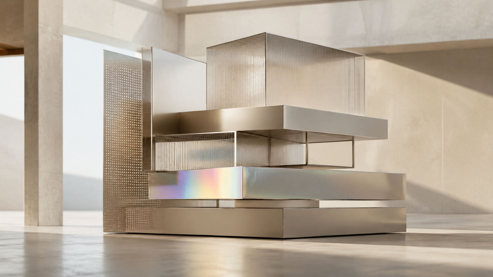 Abstract sculptural artwork for the JRW Finance article on refinancing an existing SMSF property loan