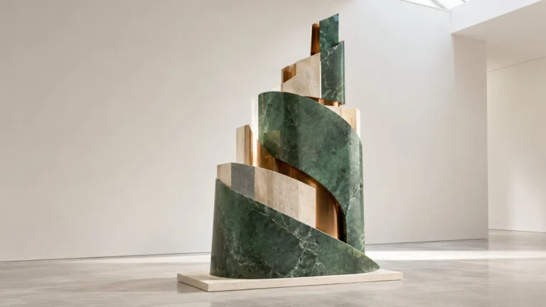 Abstract sculptural artwork for the JRW Finance article on how lenders assess rental income